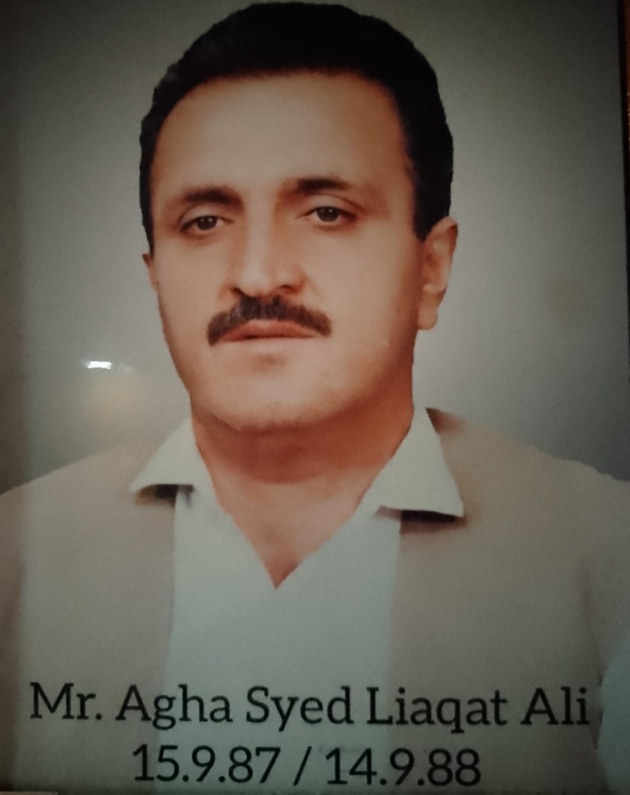 Mr. Agha Syed Liaqut Ali